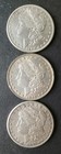 1884, 1896, and 1899 O $1 Morgan Silver Dollars — photo 1