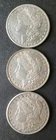 1884, 1896, and 1899 O $1 Morgan Silver Dollars