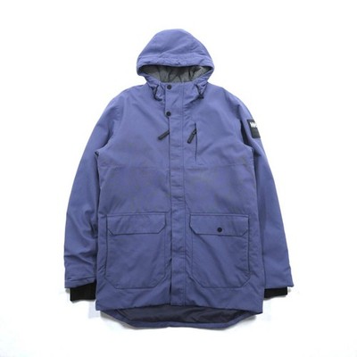 HELLY HANSEN Primaloft Waterproof Mountain Hoodie, Size L, Navy.