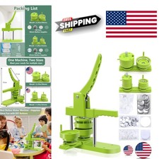 Button Maker Machine for DIY Projects Includes Circle Cutter and Accessories