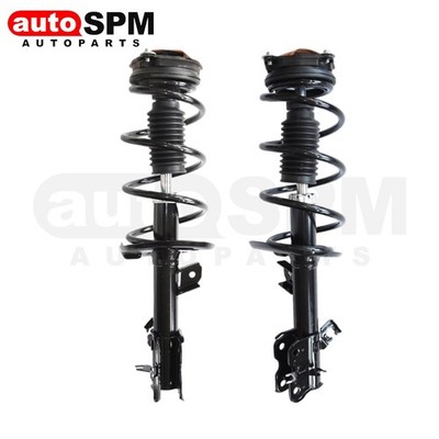 Front Pair Strut Coil Spring Assembly Set For 2014-2015 Nissan Rogue Select