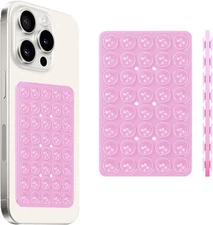 Silicone Car Suction Cup Phone Case Mount Double Sided, Hands-Free Strong Grip P