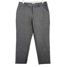 MERONA Gray Stretch Extensible Classic Women's Ankle Dress Trousers Pants 10
