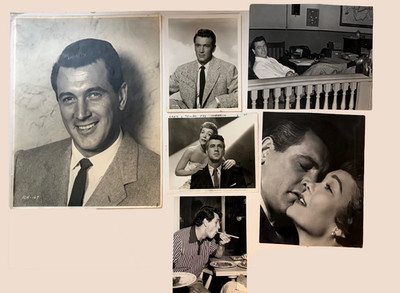 Rock Hudson 1950s Vintage Photo Collection (incl. one signed 8x10)