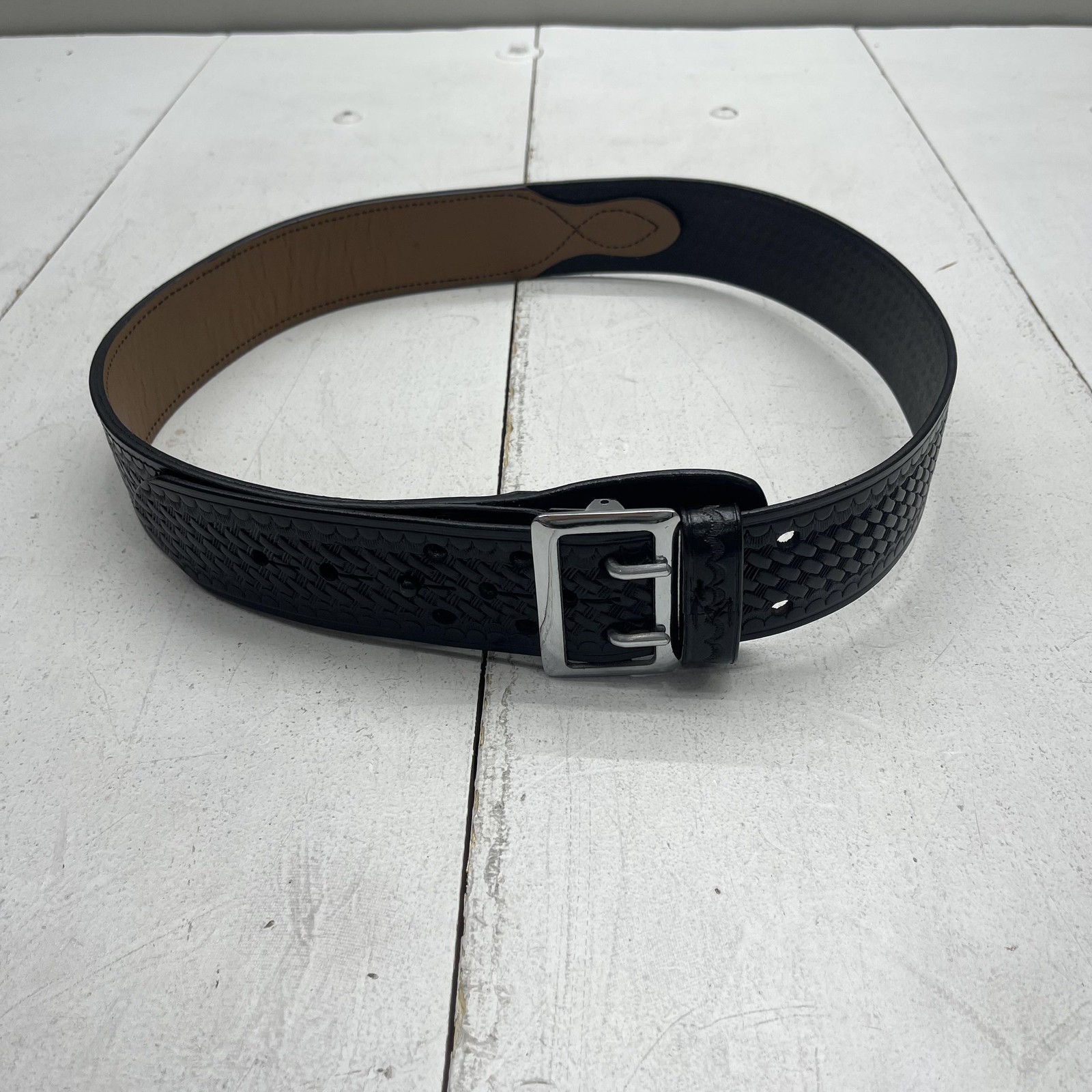 Ryno gear duty belt 40 inch black basketweave police security tactical gear