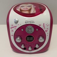 Barbie Lexibook K7000DP Pink CD Player Radio Tested Working READ