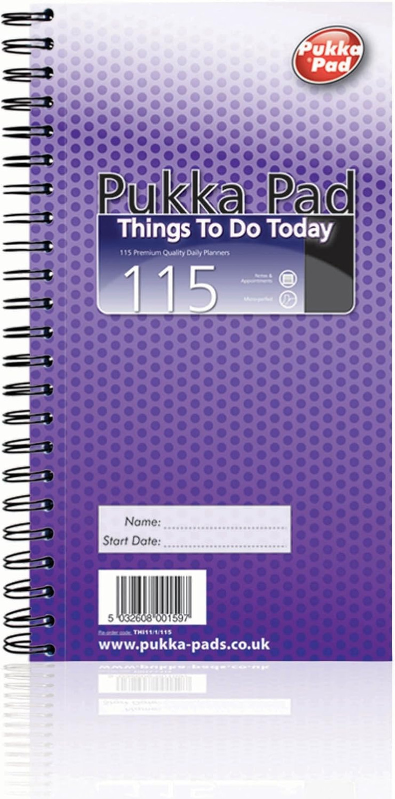 Pukka Pad, Things to Do Today Pad 152X280Mm
