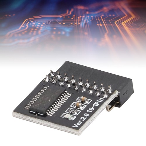 Schwarzes TPM2.0 Sicherheitsmodul 18pin Für Motherboard LPC Karte Fü UB - Afbeelding 15 van 24
