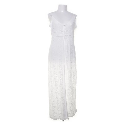 Gina Tricot, Maxikleid, Größe: L, Weiß, Polyester/Elasthan, Damen #ZTB