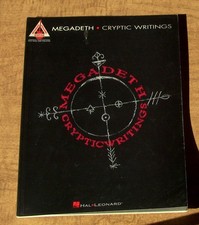 Megadeth Cryptic Writings used guitar tab she...