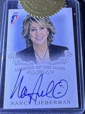2007 Rittenhouse WNBA -Legends of the Game Autographs Nancy Lieberman-Cline (AU)