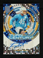 2023 Panini Donruss Elite Turn of the Century Blue 6/25 Tuli Tuipulotu Auto 2o0