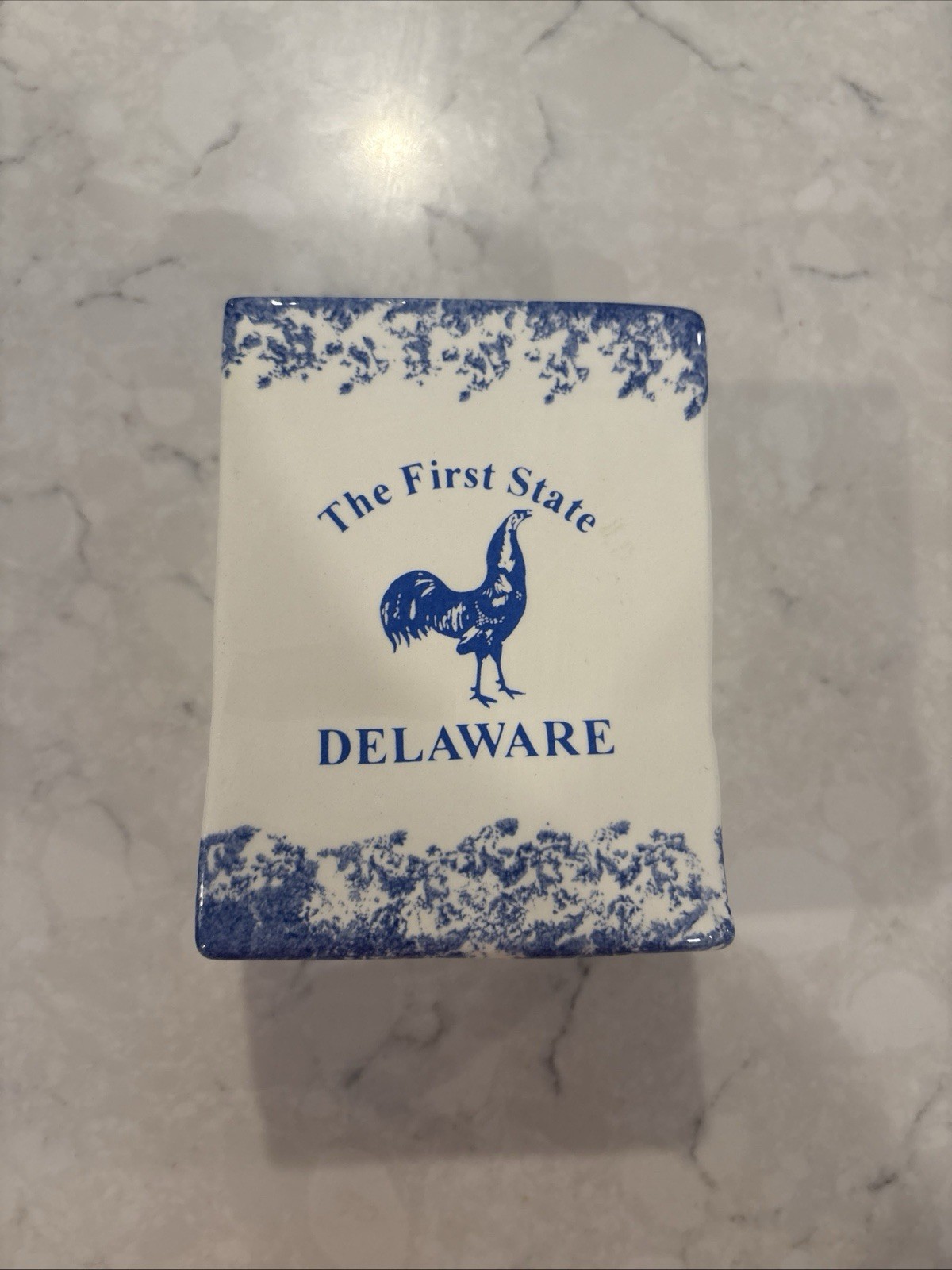 The First State Delaware Blue Hen Ceramic Holder
