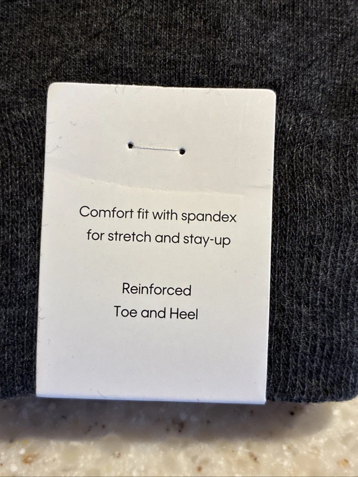 Paquete de 2 calcetines de vestir Calvin Klein Crew para hombre talla única paquete de 7-1 gris negro Foto 4 de 4