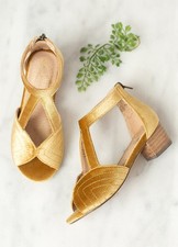 Joyfolie Girl's Orelia Heel in Honey Size 6 Youth NWB Wedding Dance Holiday