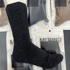 Mens Wool Socks All-Season Socks Comfortable Hiking Mid-Calf Socks