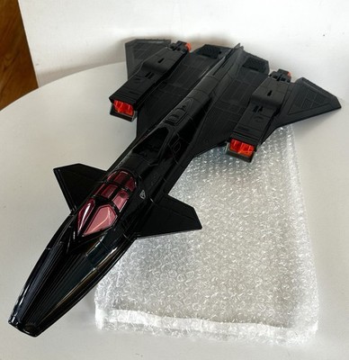 Vintage 1986 GI Joe COBRA NIGHT RAVEN Black JET PLANE - Incomplete