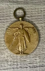 Antique WWI US Victory The Great War For Civilization Bronze Medal Military Vtg