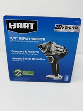 Hart Hpiw50 20-volt Cordless Compact 38 Impact Wrench Tool Only New In Box