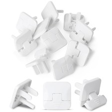Bates 10 Pack Child Proof 3 Prong Outlet Covers