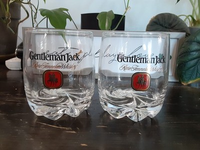 Gentleman Jack Whiskey Glasses Set Of 2 Clear Tumbler