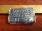 Discipline Equals Freedom Antiqued 1 Ounce .999 Fine Silver Bar - Free S&H USA