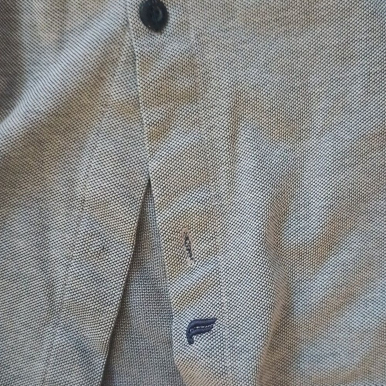 Fabletics Men's Dash Button Down Shirt Deep Navy … - image 7