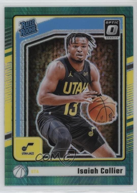 2024 Donruss Optic Rated Rookie Green Hyper Prizm /249 Isaiah Collier #295 1d40