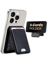 for MagSafe Wallet Stand,Magnetic Phone Wallet with 5 Card Holder,ID Window,R...