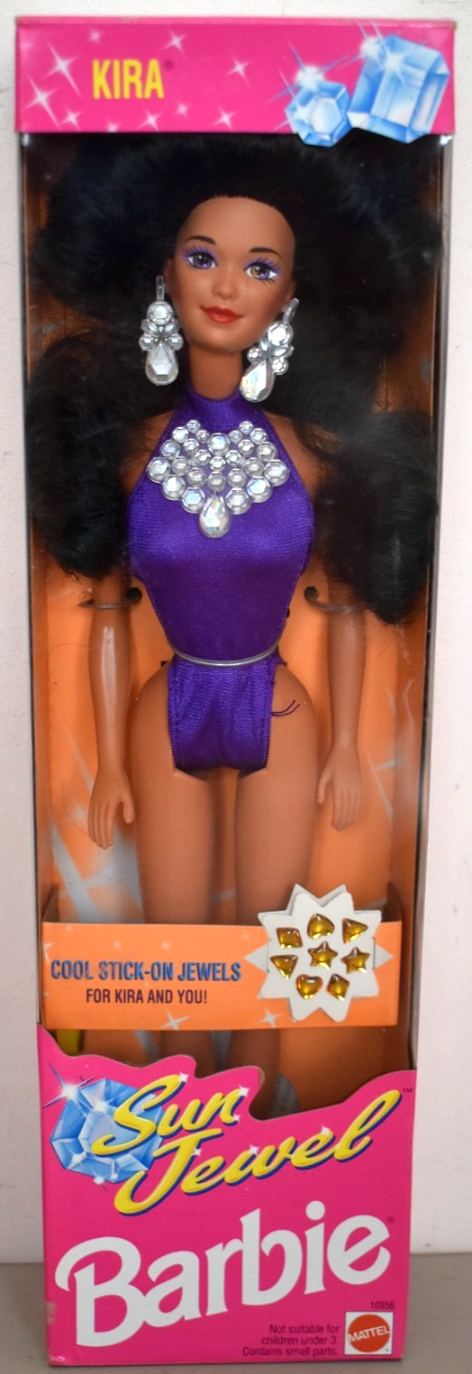 1993 Playline Collector SUN JEWEL Vintage KIRA Barbie With Jewels