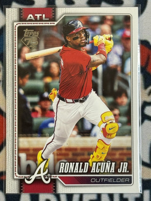 Ronald Acuna Jr - 2026 Topps Series 1 Companion Card #50 Atlanta Braves