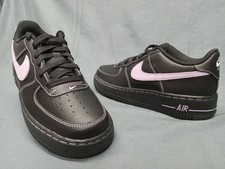 Nike Air Force 1 LV8 4 GS Sneakers Black Purple Girls Size 7 NEW NO BOX
