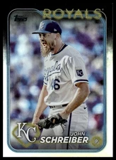 John Schreiber 2024 Topps Update #US60 Kansas City Royals