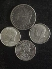 Silver Coins! 1886 Morgan 1968 And 1966 Kennedy Half 1963 Franklin Half