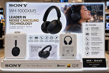 Sony WH-1000XM5 Auriculares Inalámbricos Bluetooth ANC Sobre la Oreja, Negros, Micrófono, 3.5mm