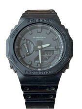 Excellent Casio G-Shock GA-2100-1A1JF Black CasiOak Carbon Core Guard JDM Watch