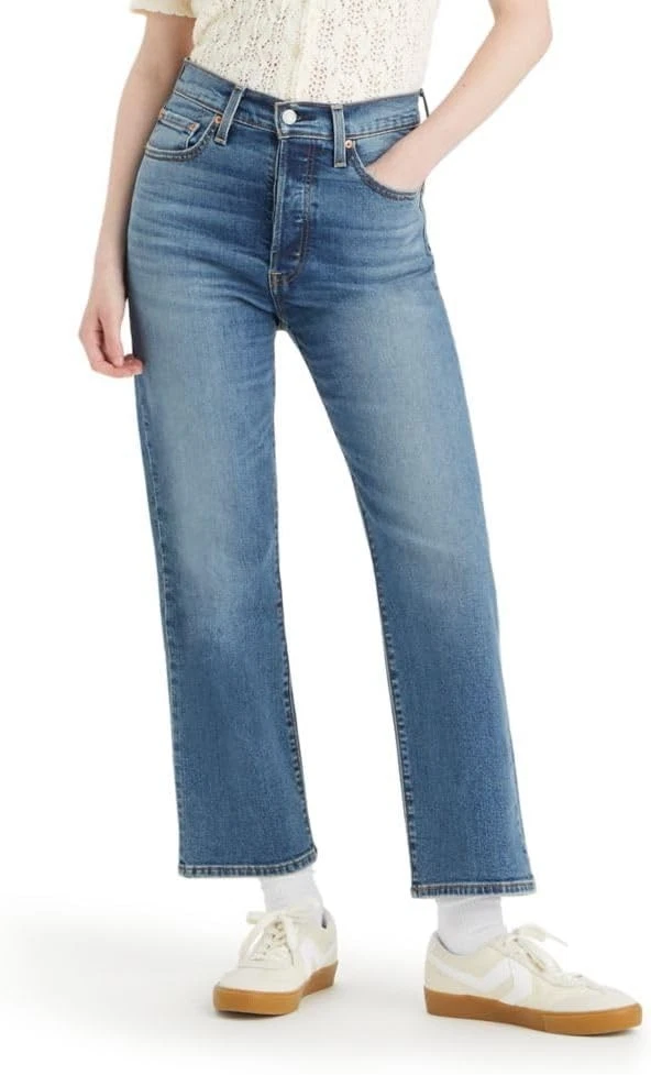 Levi's Ribcage Straight Ankle Jeans – High Rise Medium Stretch 27