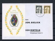 Bedarfsbrief BRD Block 13 Mischfrankatur Berlin-Rinteln - b10689