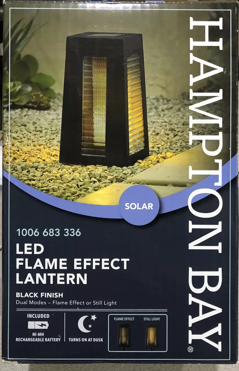 Hampton bay led flame top effect pathway lights