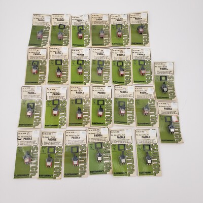 Electrocraft 35-306 Snap In 2 Position Paddle Switch Lot Of 26 Brand New Sealed