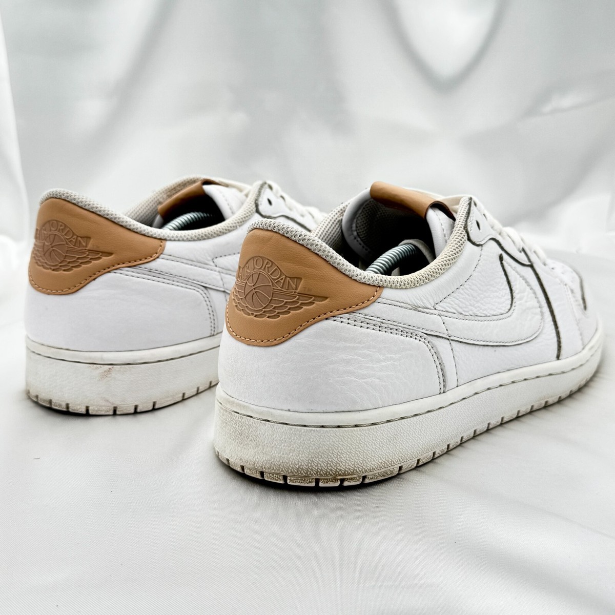 Nike Air Jordan 1 Retro Low OG 17' White Vachetta Tan Men's 13