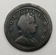 1723 HALF PENNY KING GEORGE I GREAT BRITAIN