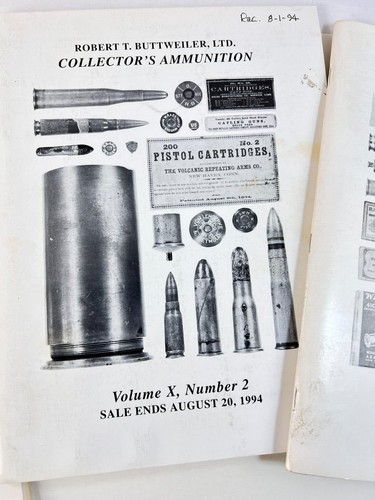 Lot of 3 ~ Robert T Buttweiler Collector's Ammunition 1994 1993 Cartridge NICE - Picture 4 of 13