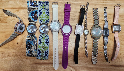 10 piece Women's Classy watch lot. , Paul Wassman, Watch It, NY&Co etc. GUC(736)