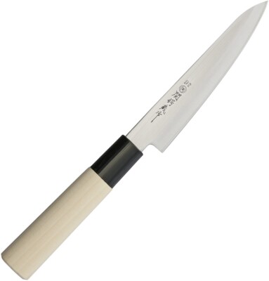 Due Cigni Paring Kitchen Knife 5'' Stainless Steel Blade Natural Maple Handle