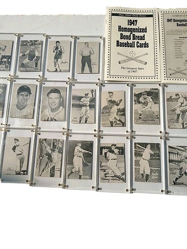 VINTAGE BASEBALL COLLECTIONS VERY NICE AUTHENTICITY 1947 - Picture 3 of 4