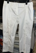 NWT Worthington Modern Fit Size 12 Ivory Pants Flat Front