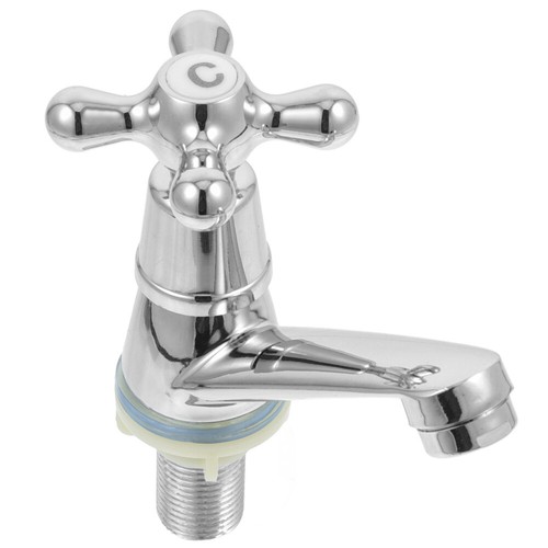 Bathroom Sink Faucet Cold Water Single Hole Tap Washing Basin Replacement for - Picture 2 of 12