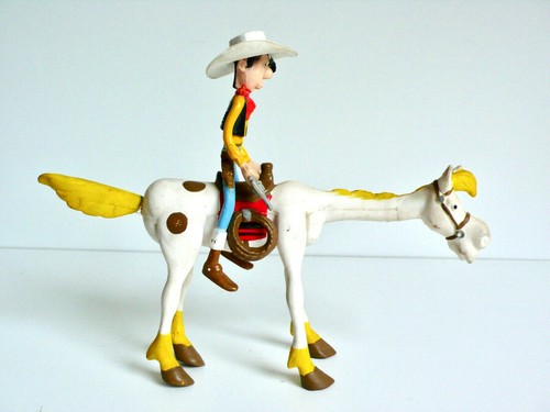 LUCKY LUKE FIGUREN - JOLLY JUMPER DARGAUD VERLAG 1984 Ht 22 cm GUTER ZUSTAND - Bild 2 von 11