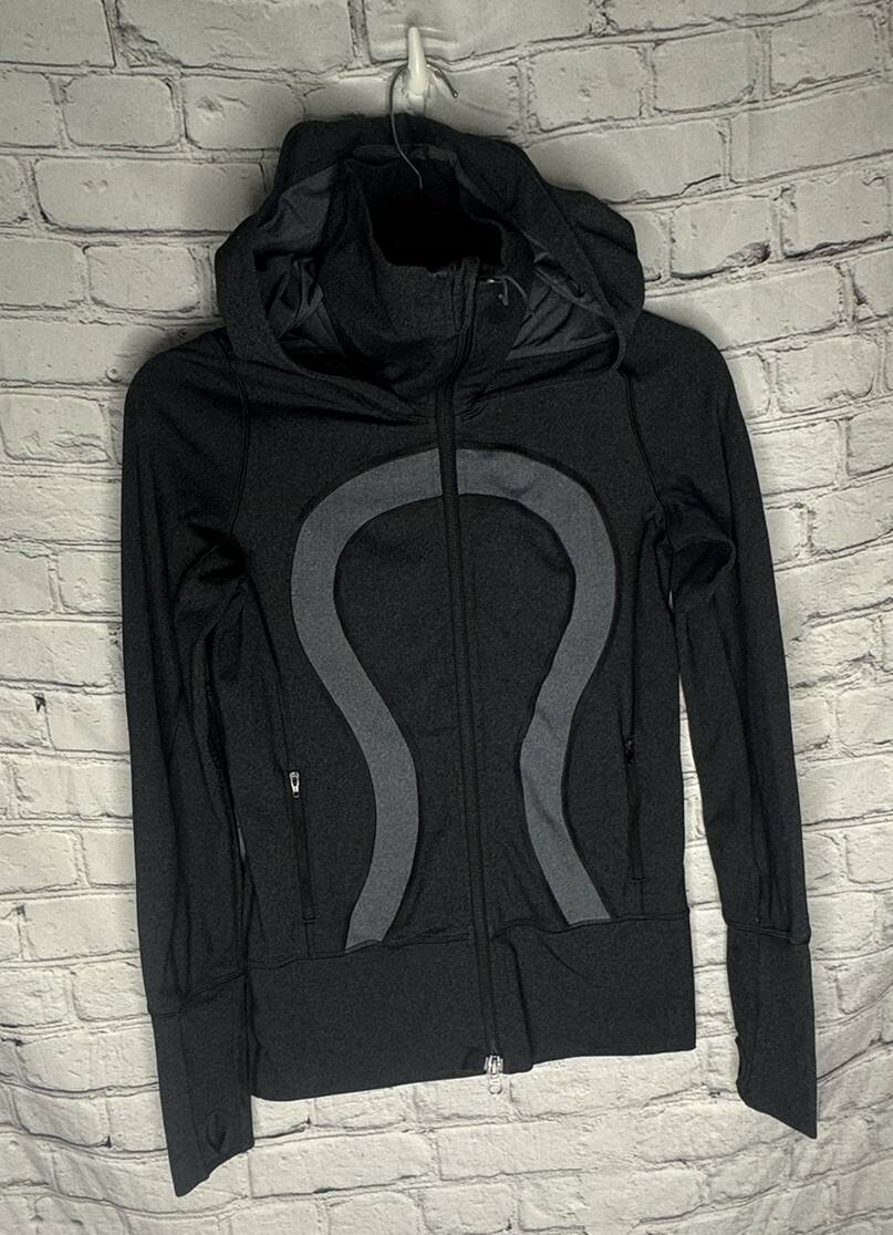 Lululemon Women's Stride Full Zip Hooded Jacket , Dark Lululemon Women's Stride Full Zip Hooded Jacket , Dark